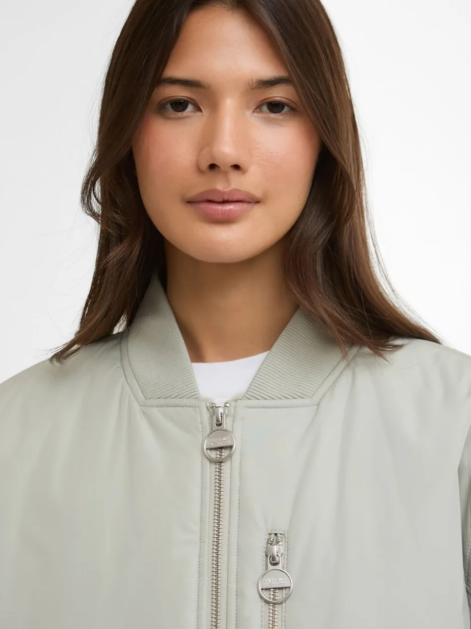 Jassen En Jacks*Barbour International - Barbour® International Kuala Showerproof Jacket Glacier grijs