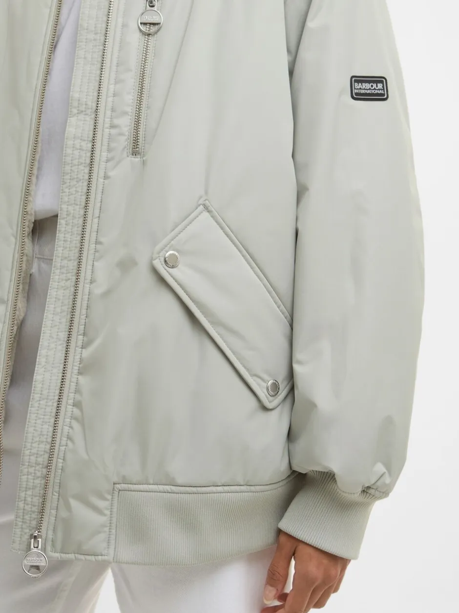 Jassen En Jacks*Barbour International - Barbour® International Kuala Showerproof Jacket Glacier grijs