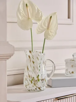 Vazen*Next Glazen Confetti vaas met bloemen