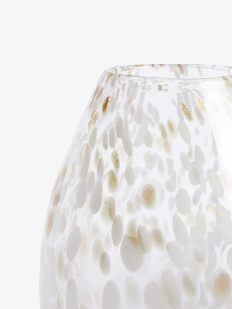 Vazen|Next Glazen Confetti vaas met bloemen
