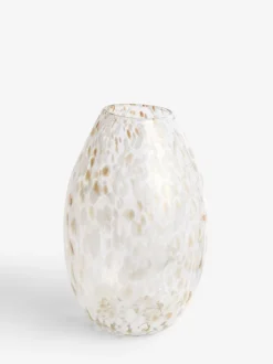 Vazen|Next Glazen Confetti vaas met bloemen