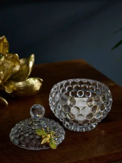 Decoraties|Next Glazen sieradenschaaltje met bijenversiering