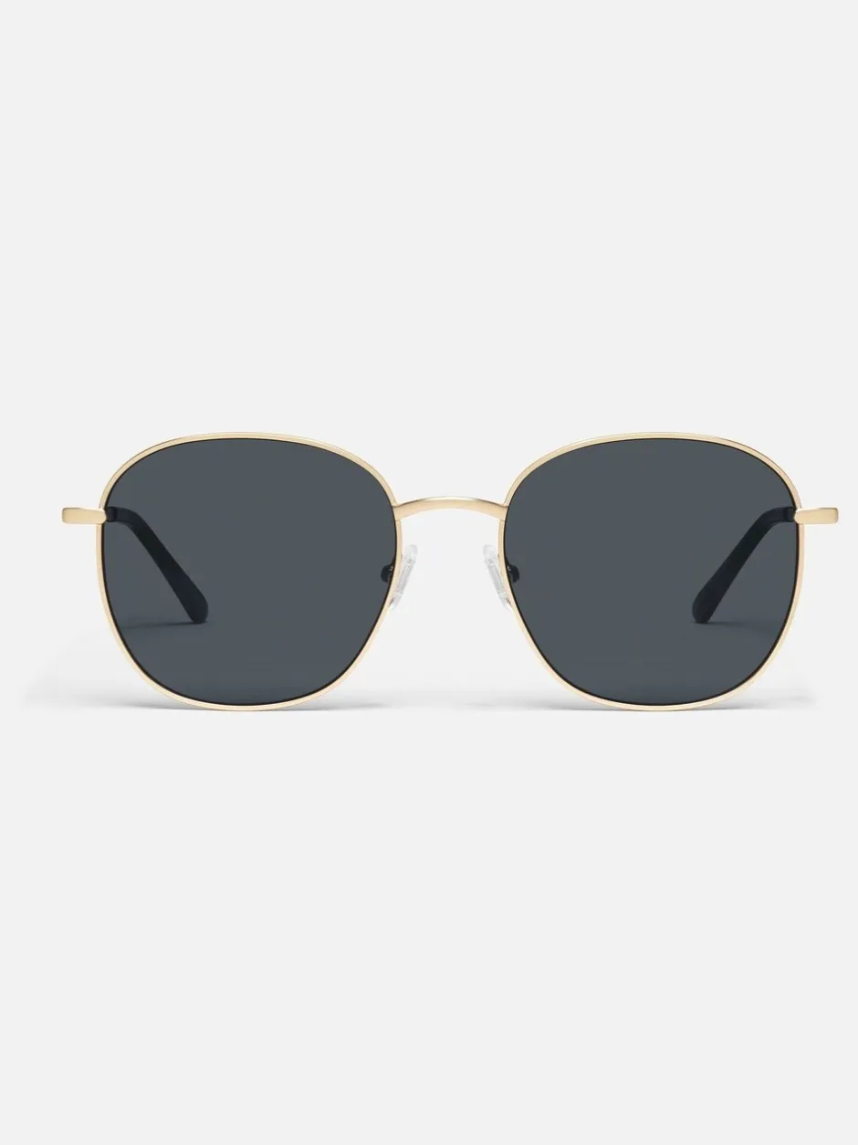 Zonnebril|QUAY Gold Jezabell Sunglasses