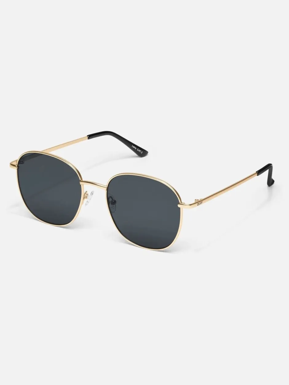 Zonnebril|QUAY Gold Jezabell Sunglasses
