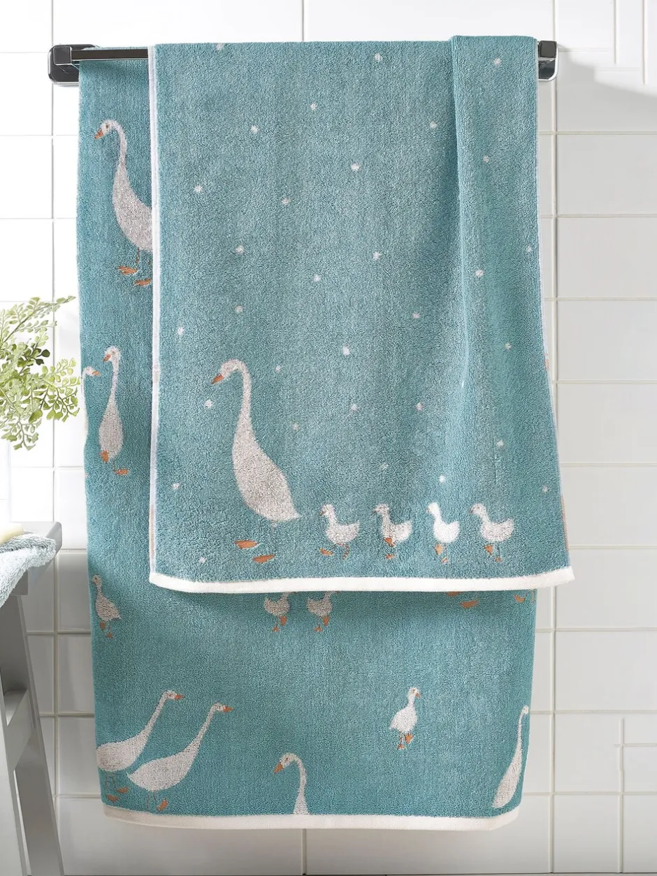 Handdoeken En Badmatten|Next Goose And Friends 100% katoenen handdoek