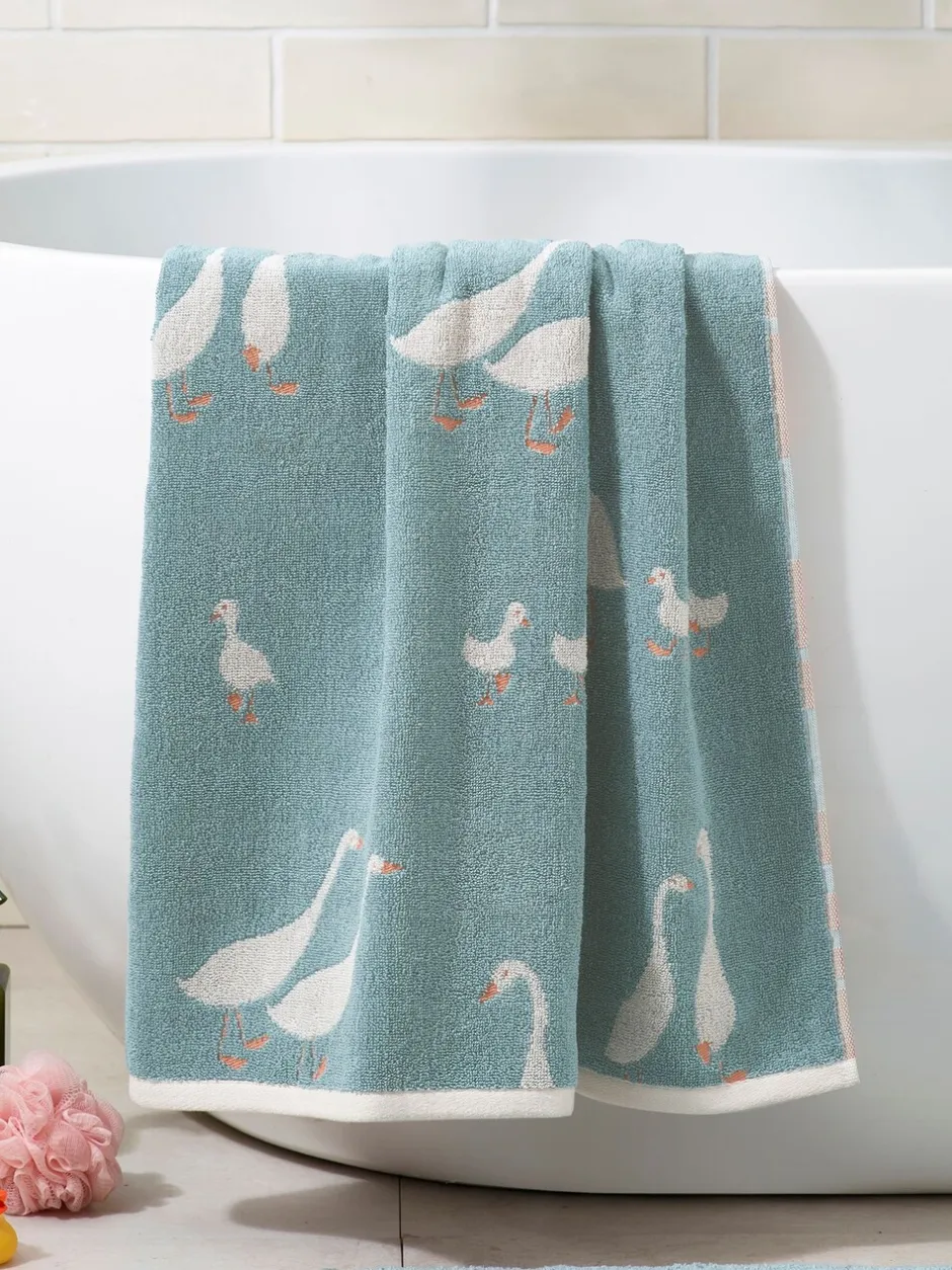 Handdoeken En Badmatten|Next Goose And Friends 100% katoenen handdoek