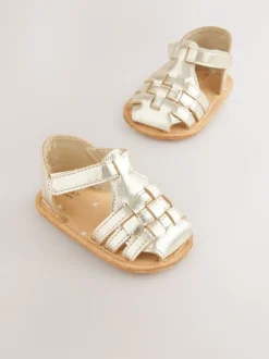 Babyschoenen*Next - Baby sandalen (0-24mnd) Goud