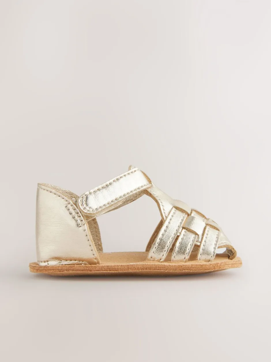 Babyschoenen*Next - Baby sandalen (0-24mnd) Goud