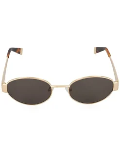 Zonnebril*Dune London - Glee Fashion Oval Sunglasses Goud