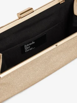 Tassen En Portemonnees*Friends Like These Goud - Occasion Clutch Bag