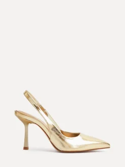 Schoenen Met Hakken|Linzi - Dash Slingback Court Heels Goud