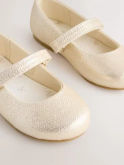 Gelegenheidskleding*Next - Mary Jane gelegenheidsschoenen met klittenbandsluiting Goud