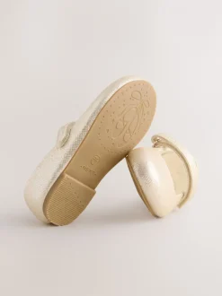 Gelegenheidskleding*Next - Mary Jane gelegenheidsschoenen met klittenbandsluiting Goud