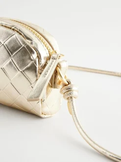 Tassen|Next Goud - Metallic crossbodytas