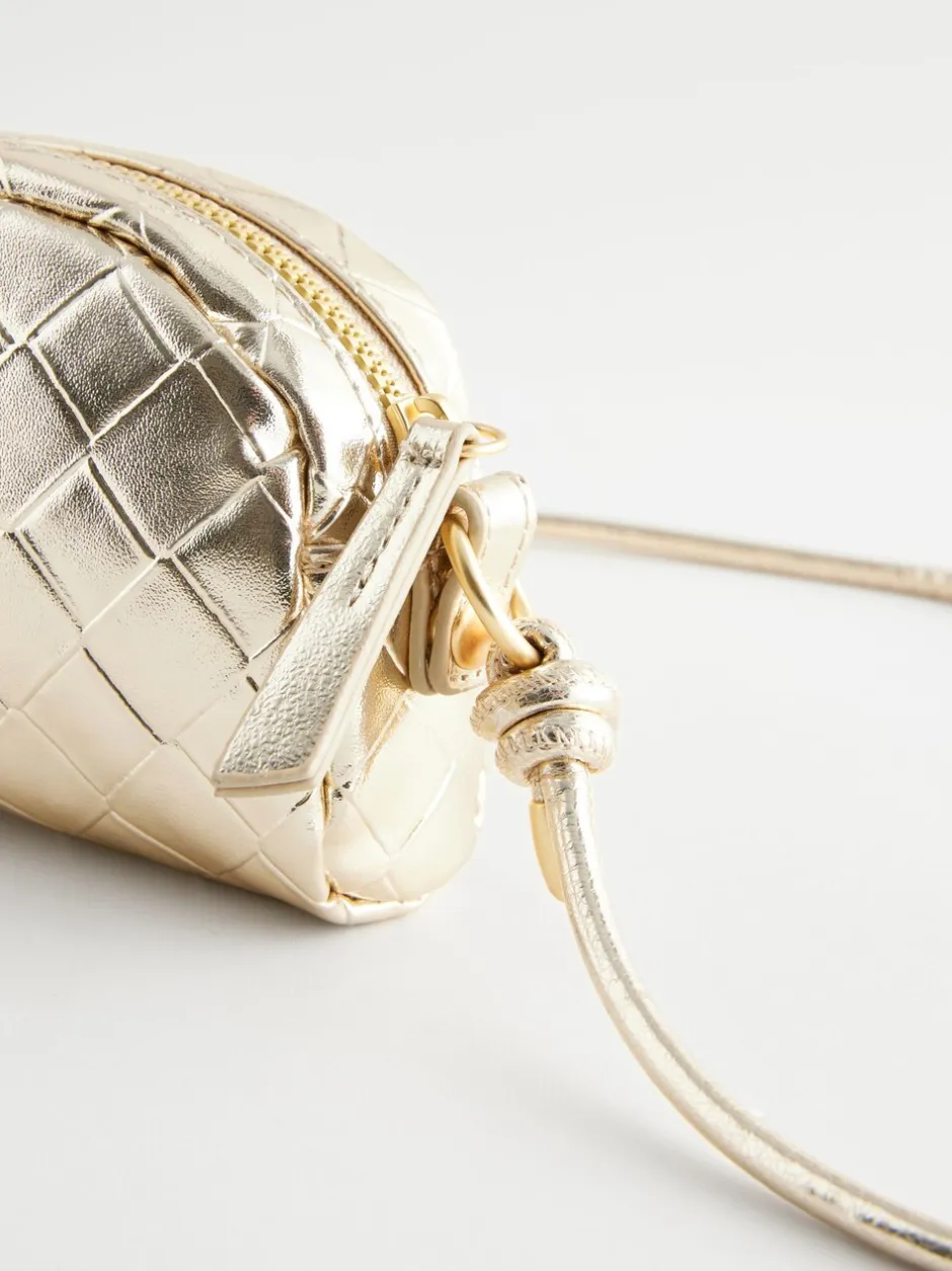 Tassen|Next Goud - Metallic crossbodytas