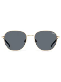 Zonnebril*QUAY - Big Time Polarised Sunglasses Goud