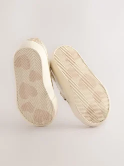 Sneakers|Next - Sneakers met dikke zool en klittenbandsluiting Goud