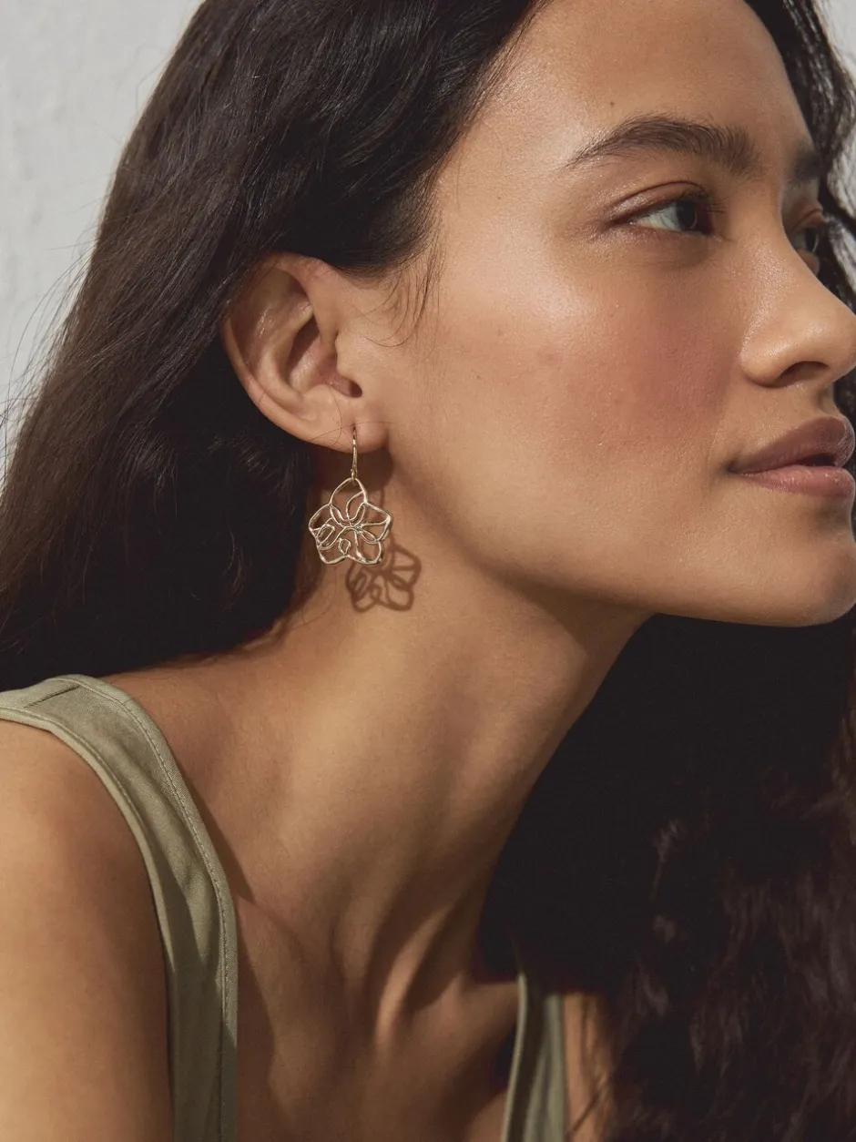 Sieraden|Next Goudkleurig - Bloemenoorhanger