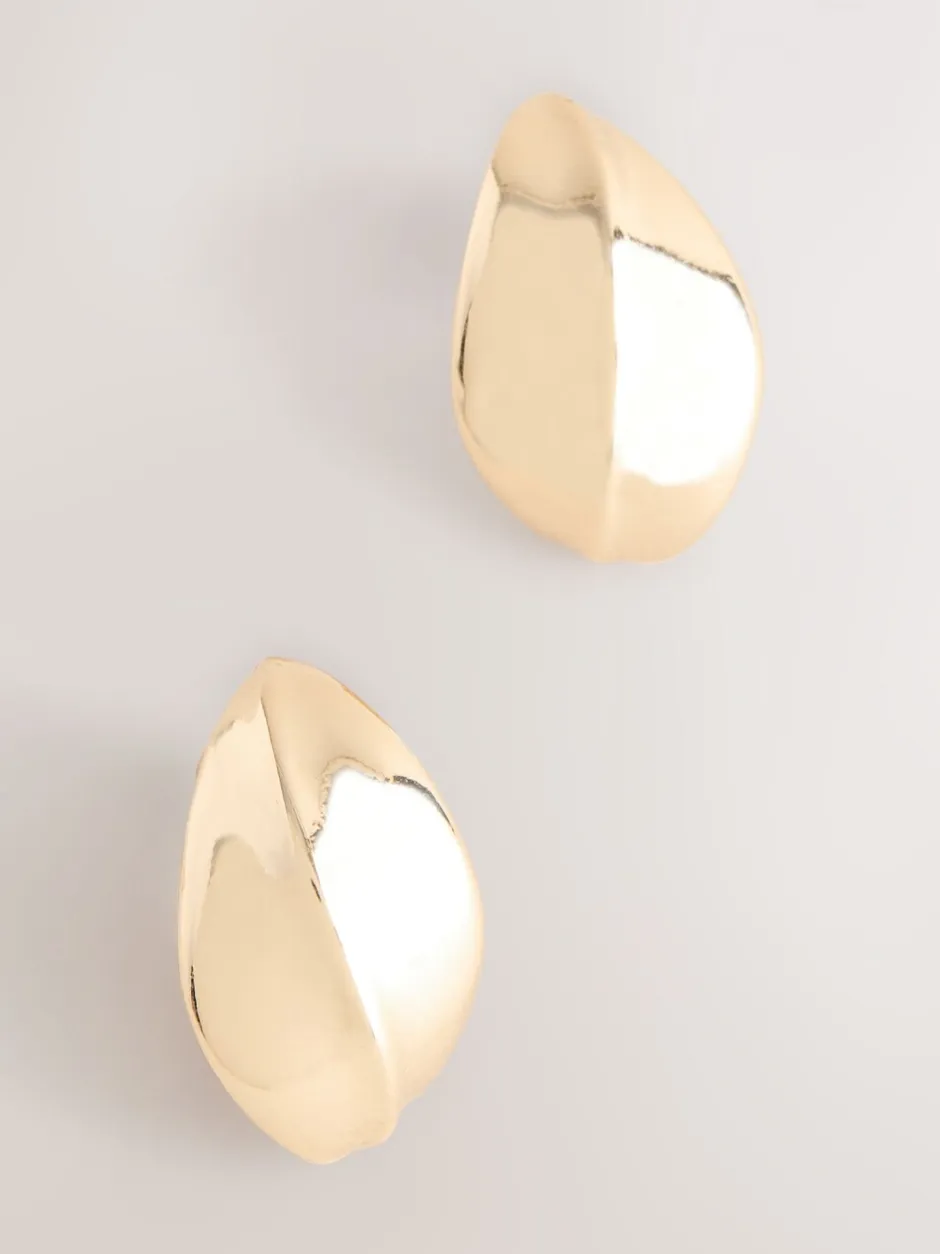 Sieraden*Next - Bouton Stud Earrings Goudkleurig