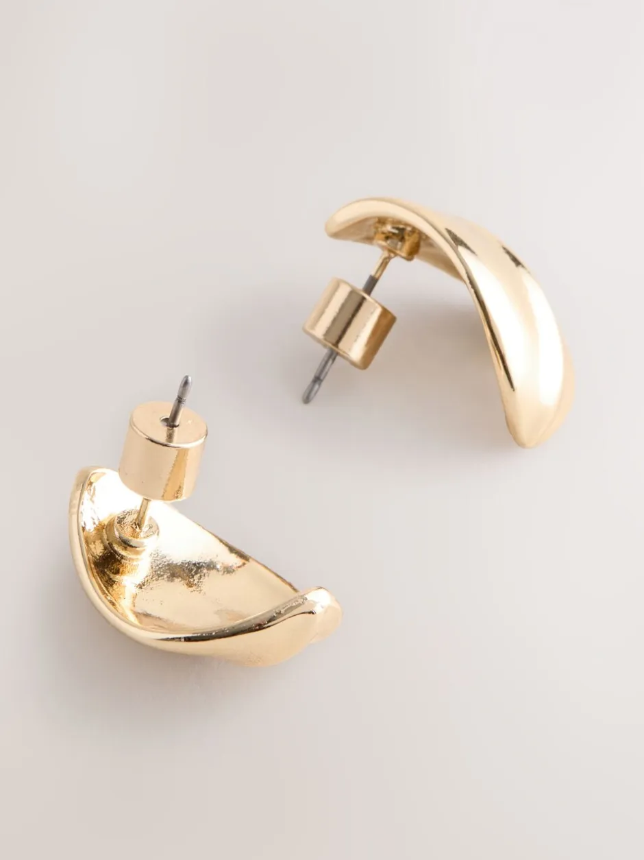 Sieraden*Next - Bouton Stud Earrings Goudkleurig