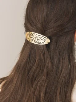 Haaraccessoires*Next Goudkleurig - Floral Detail Hair Barrette