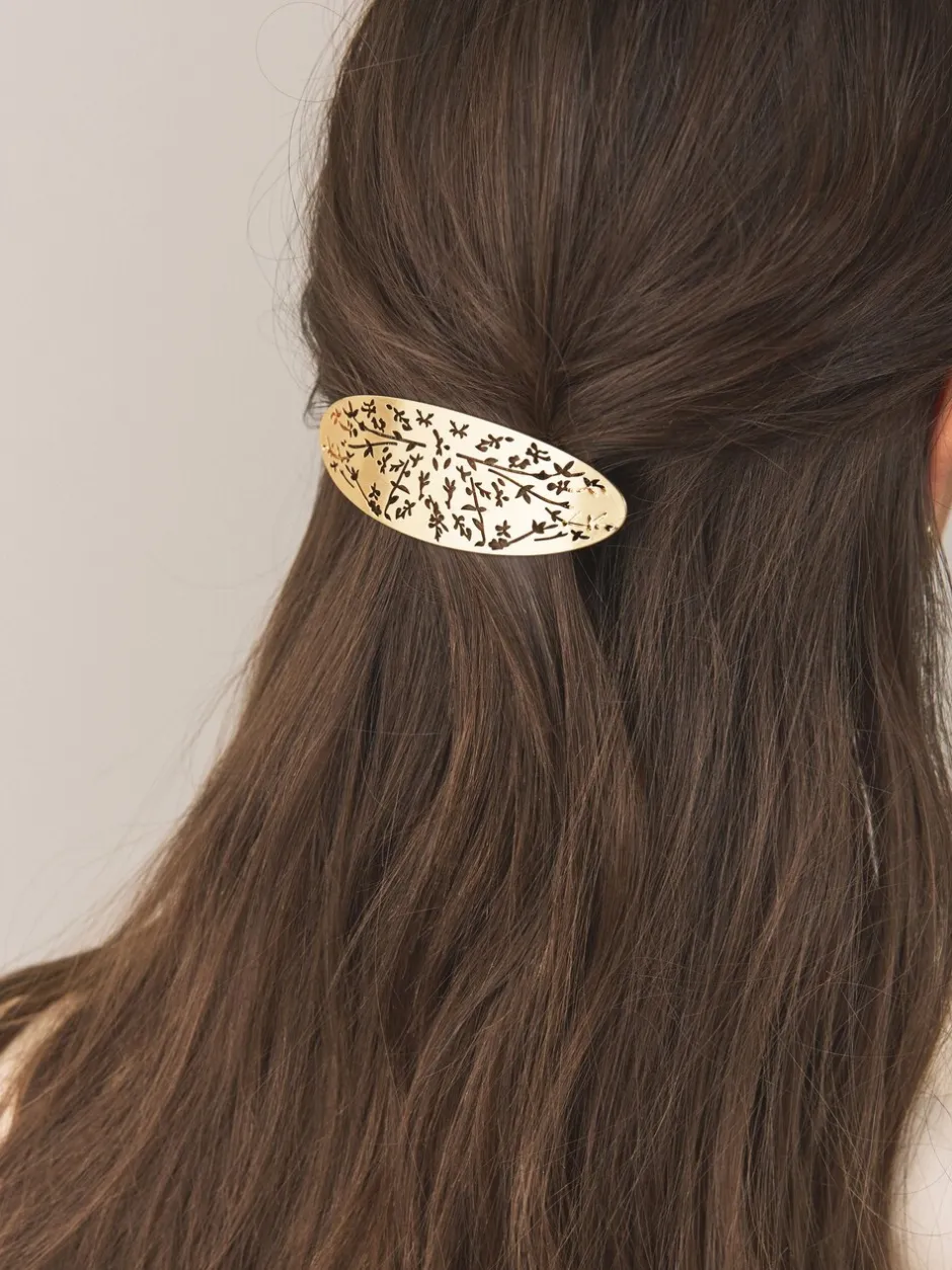Haaraccessoires*Next Goudkleurig - Floral Detail Hair Barrette