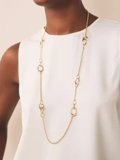 Sieraden*Next - Lange schakelketting Goudkleurig
