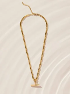 Sieraden*Next Goudkleurig - Roestvrijstalen T-bar-ketting