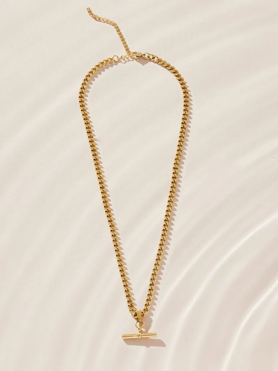 Sieraden*Next Goudkleurig - Roestvrijstalen T-bar-ketting
