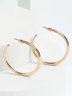 Sieraden|Next - Tap toelopende oorringen Goudkleurig
