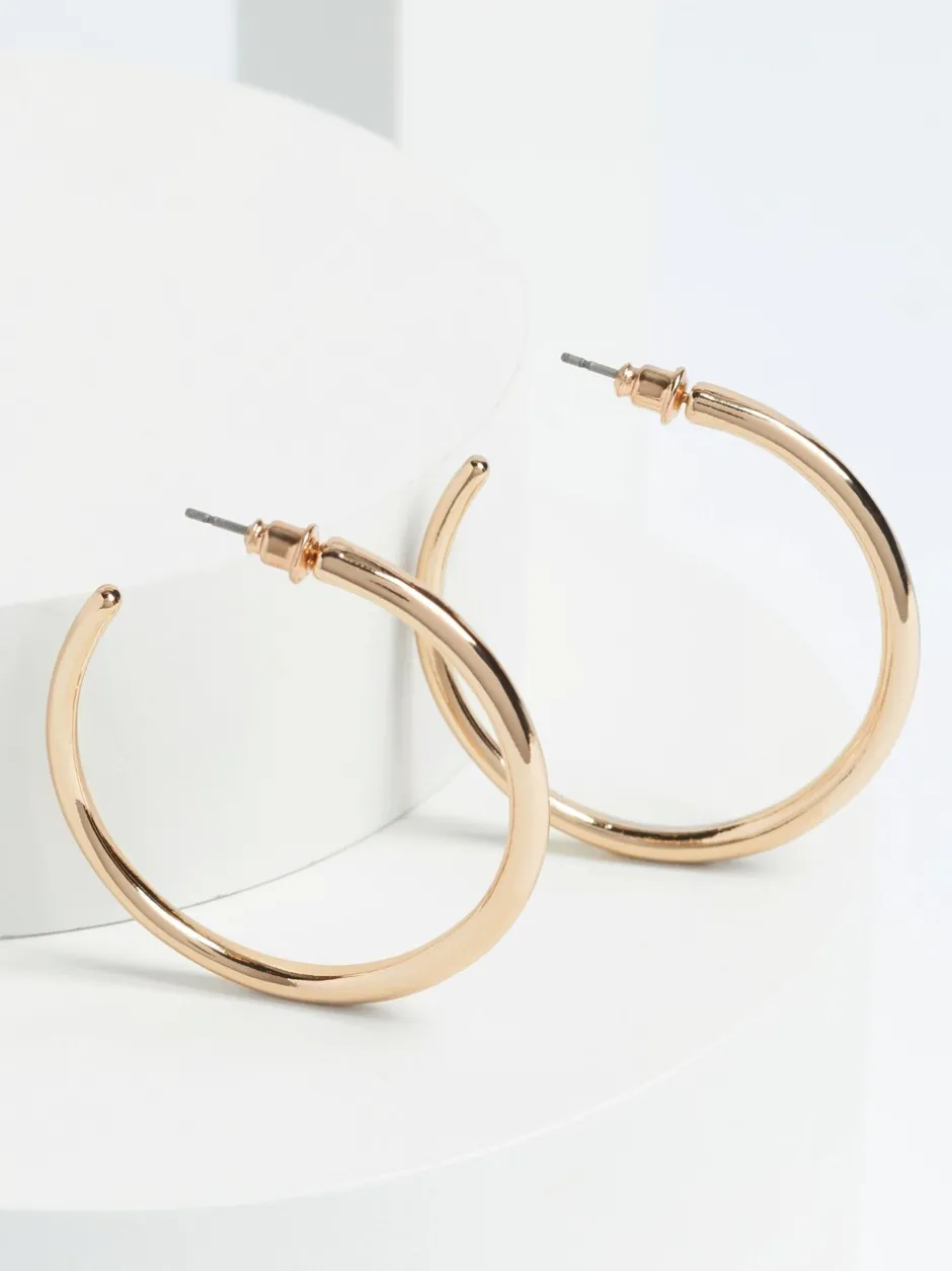 Sieraden|Next - Tap toelopende oorringen Goudkleurig