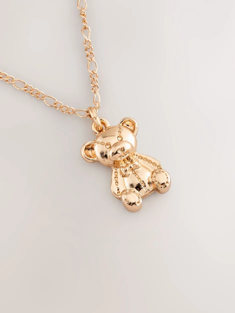 Sieraden*Next Goudkleurig - Teddy Bear Necklace