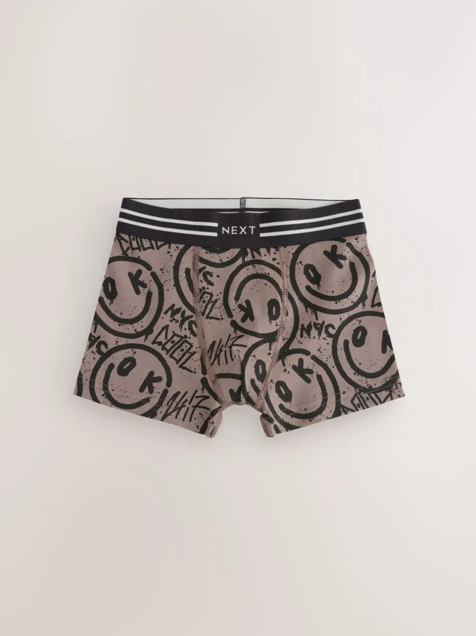 Ondergoed|Next Grafitti doodshoofd print - Verpakking van 5 trunks (3-16jr)