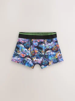Ondergoed|Next - Verpakking van 5 boxers (2-16jr) Grafittiprint gamer