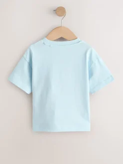 Tops|T-Shirts*Next Green/Blue Farm - T-shirt met korte mouwen en applicatie (3 mnd - 7 jr)