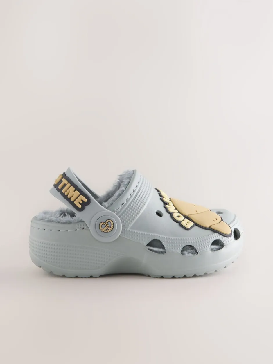 Pantoffels|Next - Pantoffelklompen Grey Brunch