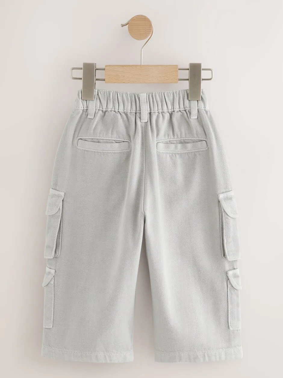 Jeans|Next - 100% katoenen Cargobroeken Jeans (3mnd-7jr) Grijs