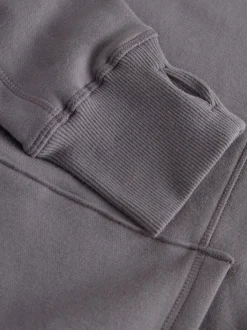 Sportkleding|Hoody's En Sweatshirts|Next Grijs - Active Longline Overhead Hoodie met superzacht naaddetail en zakken