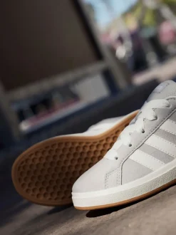 Sneakers|Sneakers*adidas Grijs - Grand Court 00s Suede Lace Kids Trainers