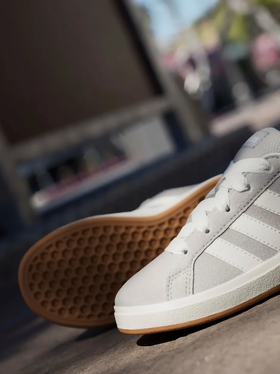 Sneakers|Sneakers*adidas Grijs - Grand Court 00s Suede Lace Kids Trainers