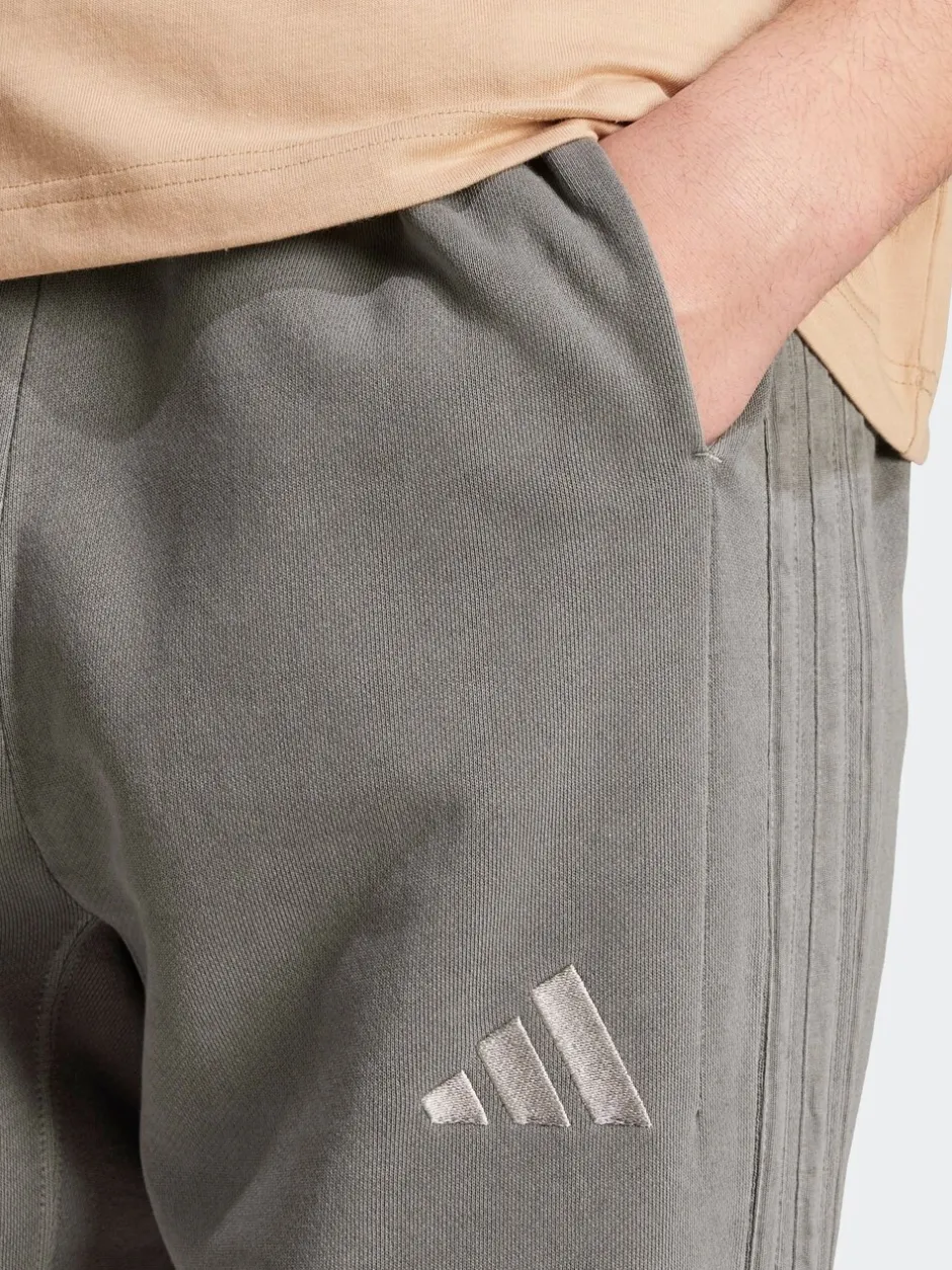 Sportkleding|Joggingbroeken|adidas - Loose ALL SZN French Terry Washed Joggers Grijs
