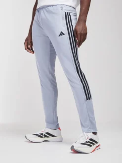Sportkleding|Joggingbroeken*adidas - Workout Essentials All-Set 3-Stripes Knit Joggers Grijs
