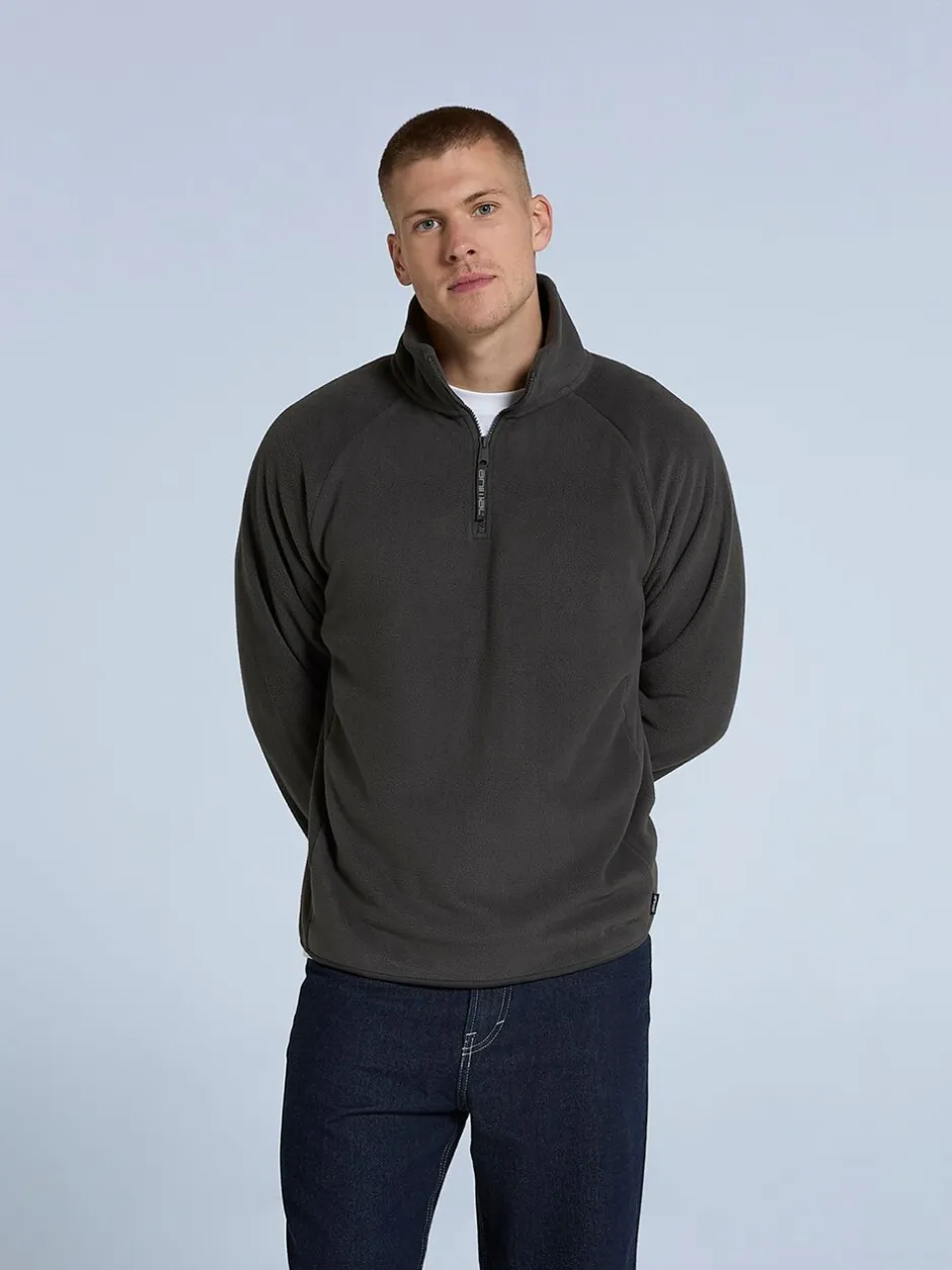 Jassen En Jacks|Sweaters En Hoody´S|Animal - Stockholm Half-Zip Fleece Grijs