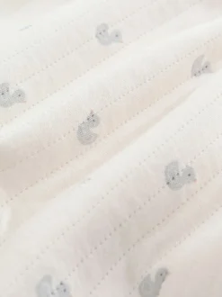 Babypakjes En Babypyjama's*Next - Baby Quilted Sleepsuits 2 Pack Grijs