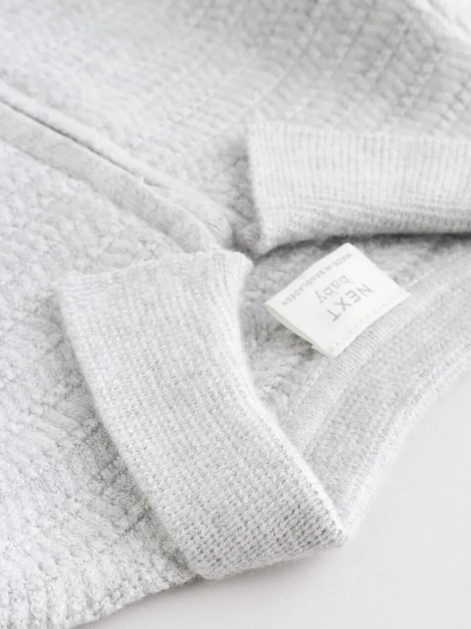Truien En Breisels|Next Grijs - Babyset met gebreide trui en legging (0mnd-2jr)