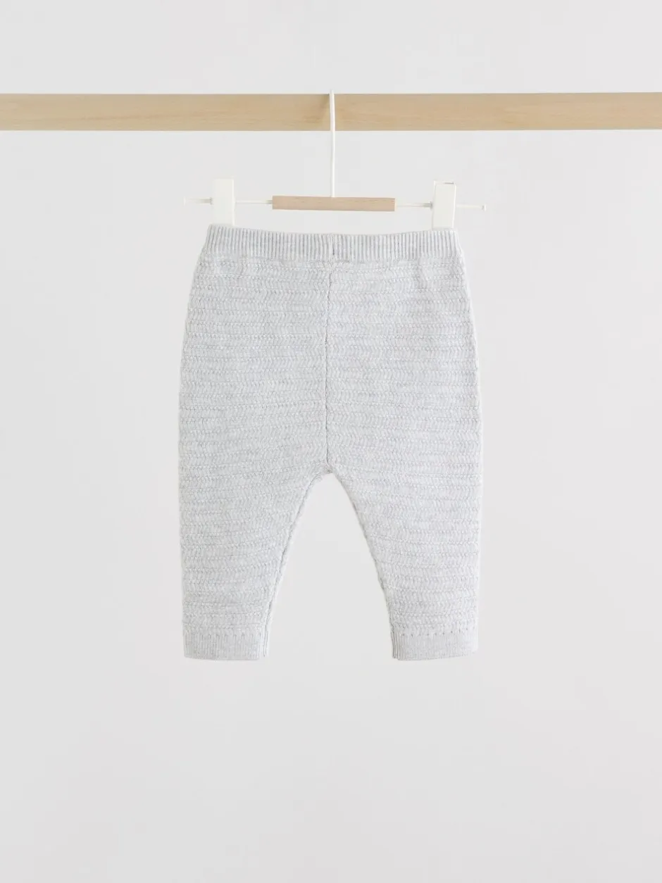 Truien En Breisels|Next Grijs - Babyset met gebreide trui en legging (0mnd-2jr)