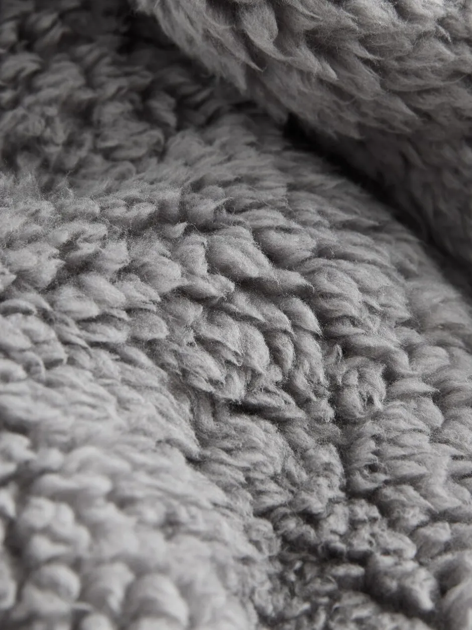 Kamerjassen|Next Grijs - Badjas van fleece voor baby's (12mnd-8jr)