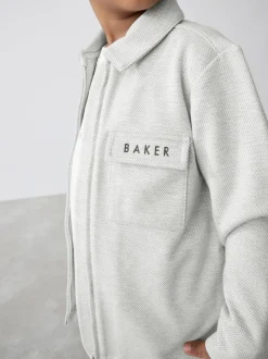 Jassen En Jacks|Broeken En Chino's*Baker by Ted Baker - - 3 -delig set van getextureerd jack, T-shirt en broek Grijs