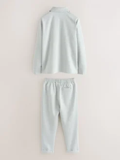 Jassen En Jacks|Broeken En Chino's*Baker by Ted Baker - - 3 -delig set van getextureerd jack, T-shirt en broek Grijs
