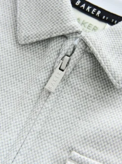 Jassen En Jacks|Broeken En Chino's*Baker by Ted Baker - - 3 -delig set van getextureerd jack, T-shirt en broek Grijs